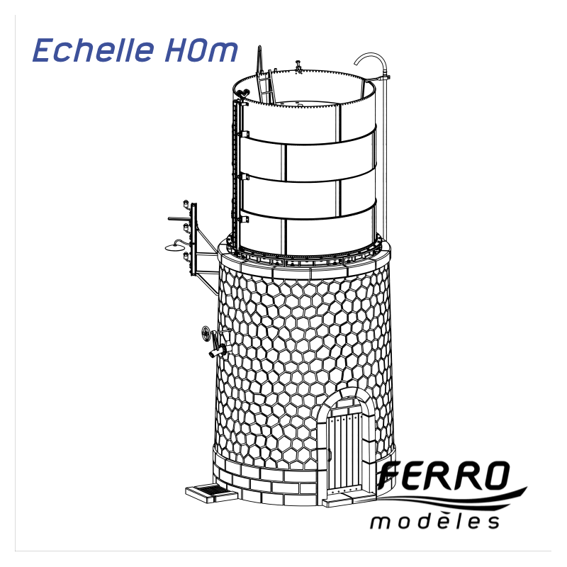 CHÂTEAU D'EAU CFD DE 30m3 DE SAINT-AGRÈVE