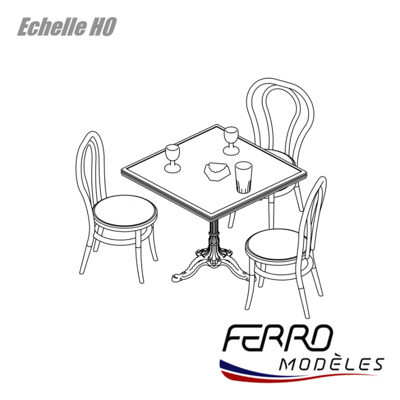 table-carree-et-chaises-de-bistro-modeles-peints-et-patines