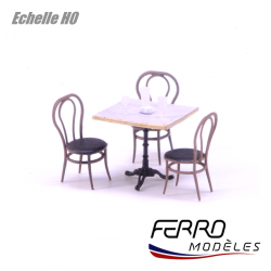 Set bistrot - Tables carrées