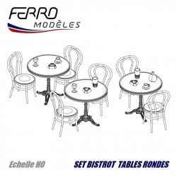 « Bistro » round table and...